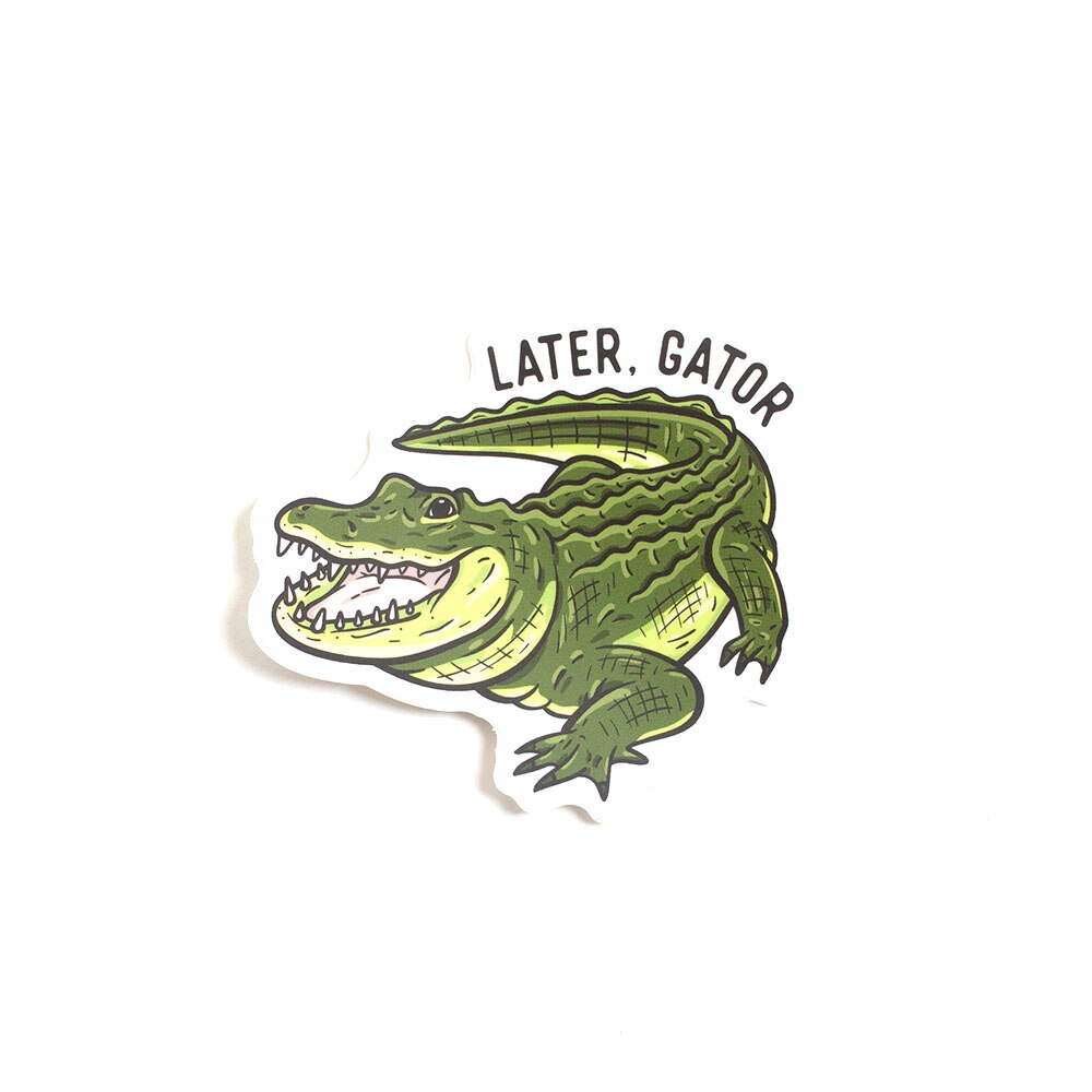 Stickers Northwest, Stickers, Art & School, 3", 579768, Later Gator